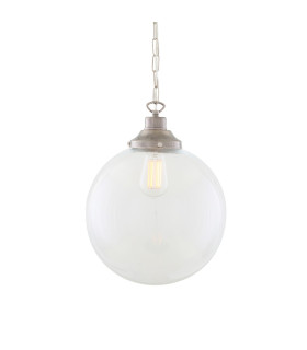 Riad 30cm Globe Pendant Antique Silver-1