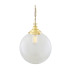 Riad 30cm Globe Pendant Polished Brass-3