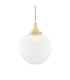 Riad 30cm Globe Pendant Satin Brass-2