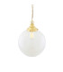 Riad 30cm Globe Pendant Satin Brass-3