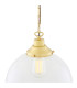 Riad 30cm Globe Pendant Satin Brass-4