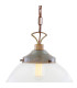 Riad 35cm Globe Pendant Antique Brass-4