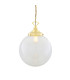 Riad 35cm Globe Pendant Polished Brass-1