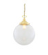 Riad 35cm Globe Pendant Polished Brass-2