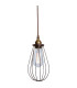 Vox cage Pendant Antique Brass Bronze
