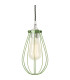 Vox cage Pendant Chrome Sage Green