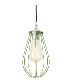 Vox cage Pendant Chrome Sage Green