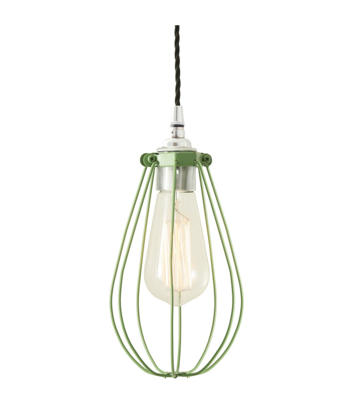 Vox cage Pendant Chrome Sage Green