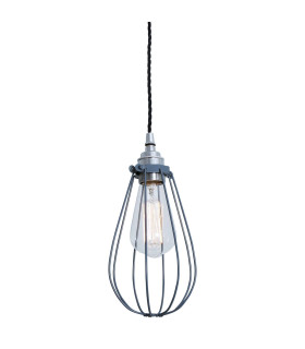 Vox cage Pendant Chrome Grey