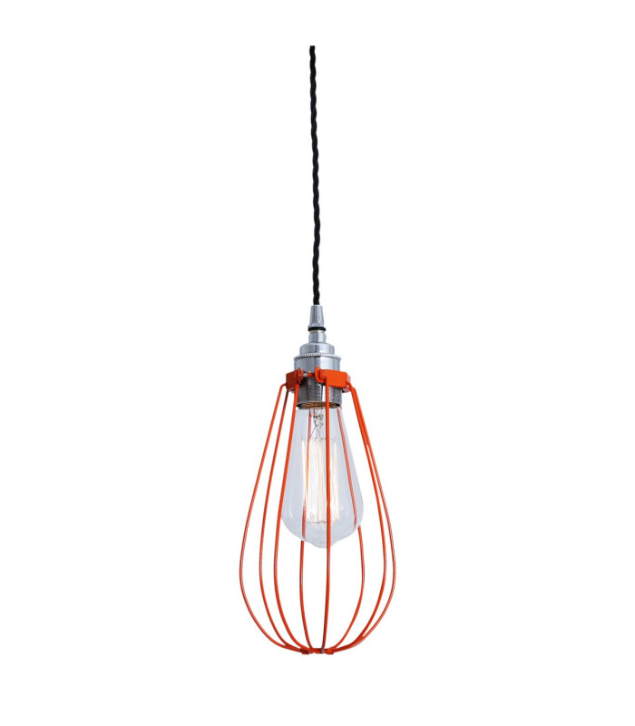 Vox cage Pendant Chrome Orange