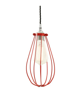 Vox cage Pendant Chrome Red-1