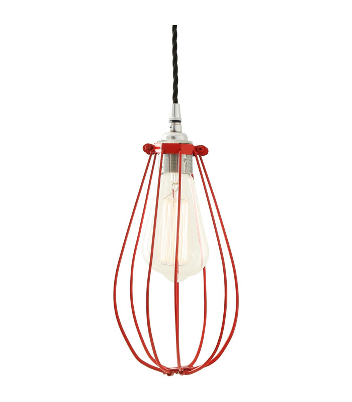 Vox cage Pendant Chrome Red-1