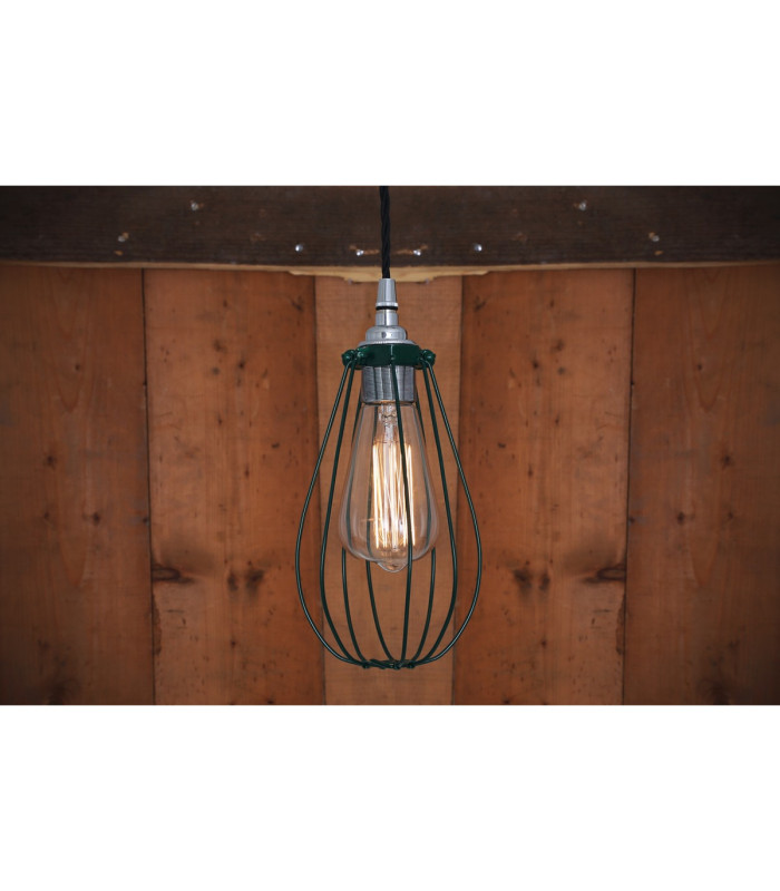Vox cage Pendant Chrome Racing Green-3