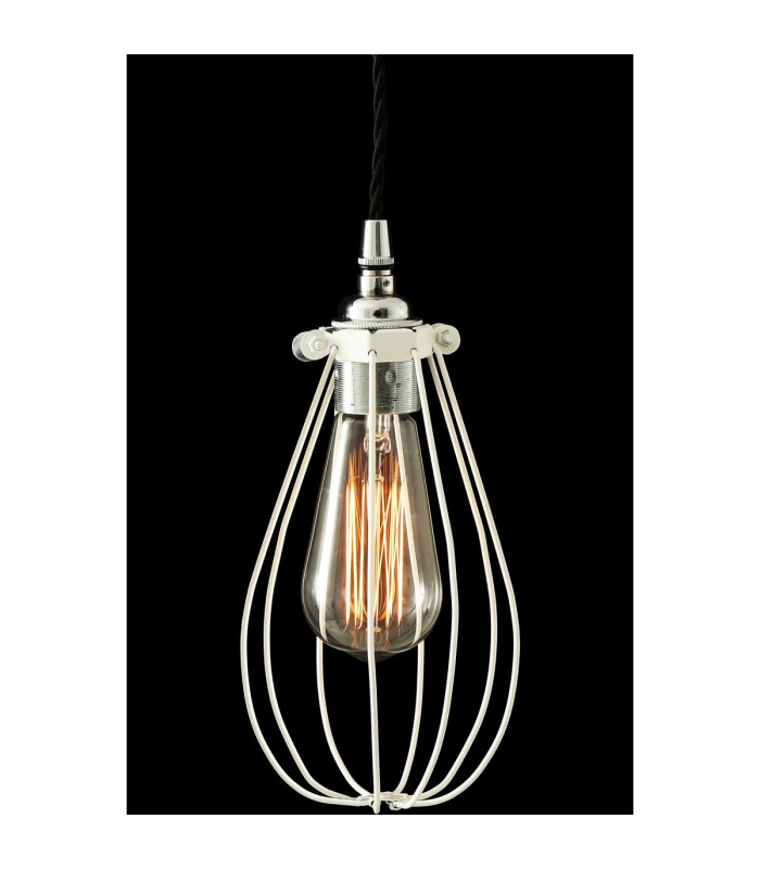 Vox cage Pendant Chrome White-1