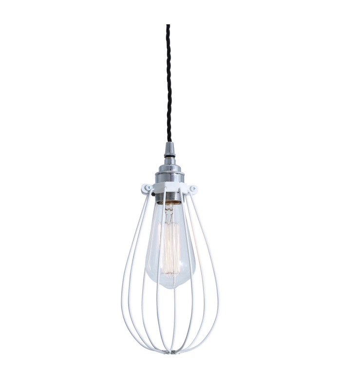 Vox cage Pendant Chrome White-2
