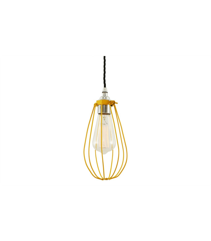 Vox cage Pendant Chrome Yellow