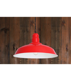 Wyse Dome Pendant Light Red-1