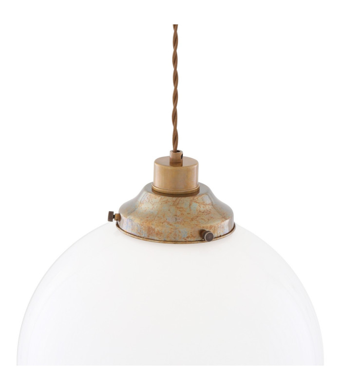 Gentry 30cm Globe Pendant Antique Brass-4