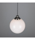 Gentry 30cm Globe Pendant Antique Silver-3