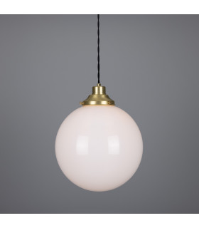 Gentry 30cm Globe Pendant Satin Brass-1
