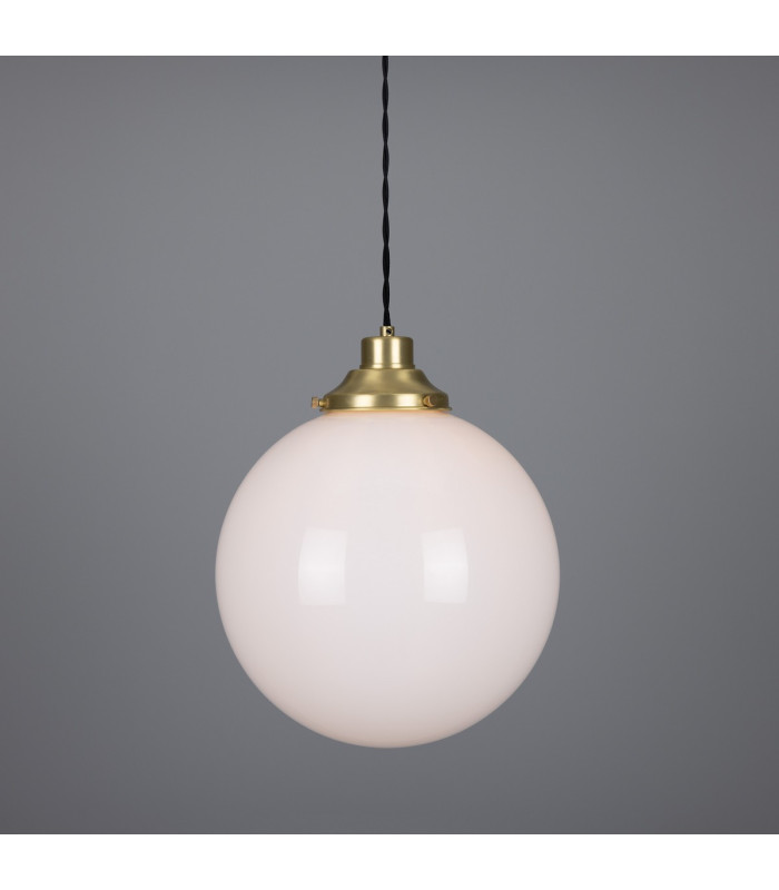 Gentry 30cm Globe Pendant Satin Brass-1