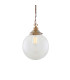 Riad 25cm Globe Pendant Antique Brass-1