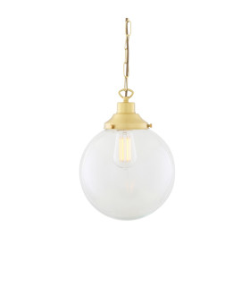 Riad 25cm Globe Pendant Satin Brass-1