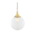 Riad 25cm Globe Pendant Satin Brass-2