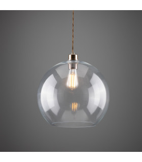 Eden 35cm Globe Pendant Antique Brass-1