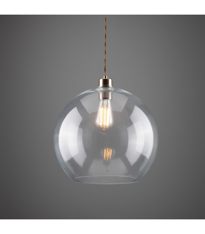 Eden 35cm Globe Pendant Antique Brass-1