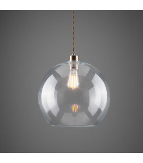 Eden 35cm Globe Pendant Antique Brass-2