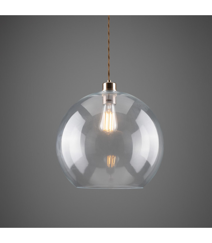 Eden 35cm Globe Pendant Antique Brass-2