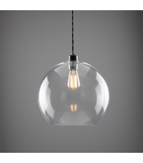 Eden 35cm Globe Pendant Antique Silver-1