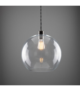 Eden 35cm Globe Pendant Antique Silver-2