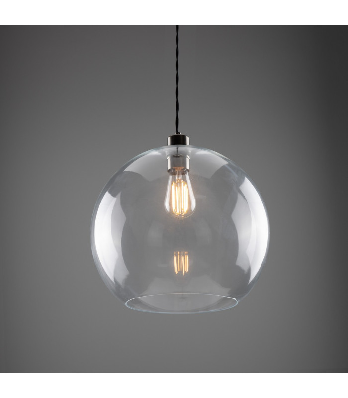Eden 35cm Globe Pendant Antique Silver-3