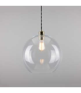 Eden 35cm Globe Pendant Polished Brass-2