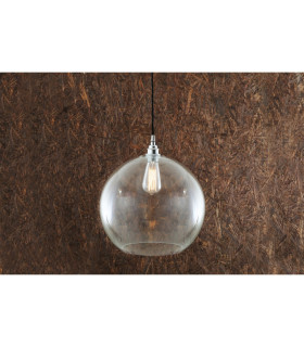 Eden 35cm Globe Pendant Polished Chrome-1