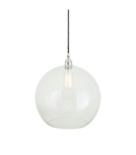 Eden 35cm Globe Pendant Polished Chrome-2
