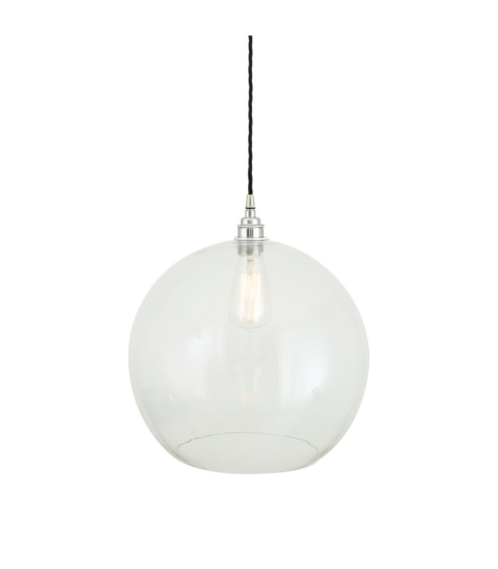Eden 35cm Globe Pendant Polished Chrome-2