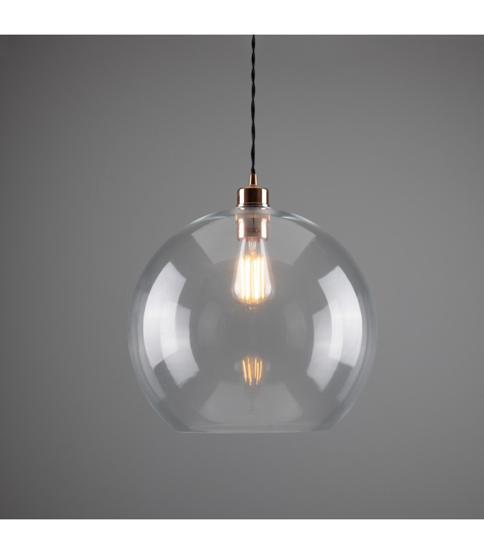 Eden 35cm Globe Pendant Polished Copper-1