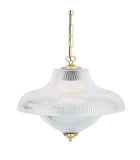 Essence Dome Pendant Polished Brass