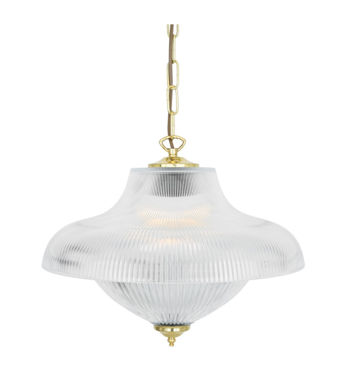 Essence Dome Pendant Polished Brass