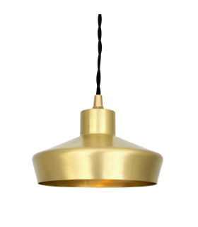 Splendor Dome Pendant Satin Brass