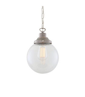 Riad 20cm Globe Pendant Antique Silver-2
