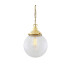 Riad 20cm Globe Pendant Polished Brass-2