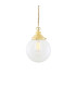 Riad 20cm Globe Pendant Satin Brass-1