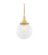 Riad 20cm Globe Pendant Satin Brass-2