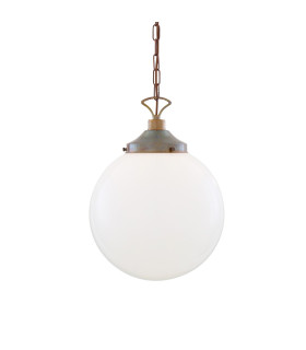 Yerevan 35cm Globe Pendant Antique Brass-1