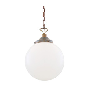 Yerevan 35cm Globe Pendant Antique Brass-2