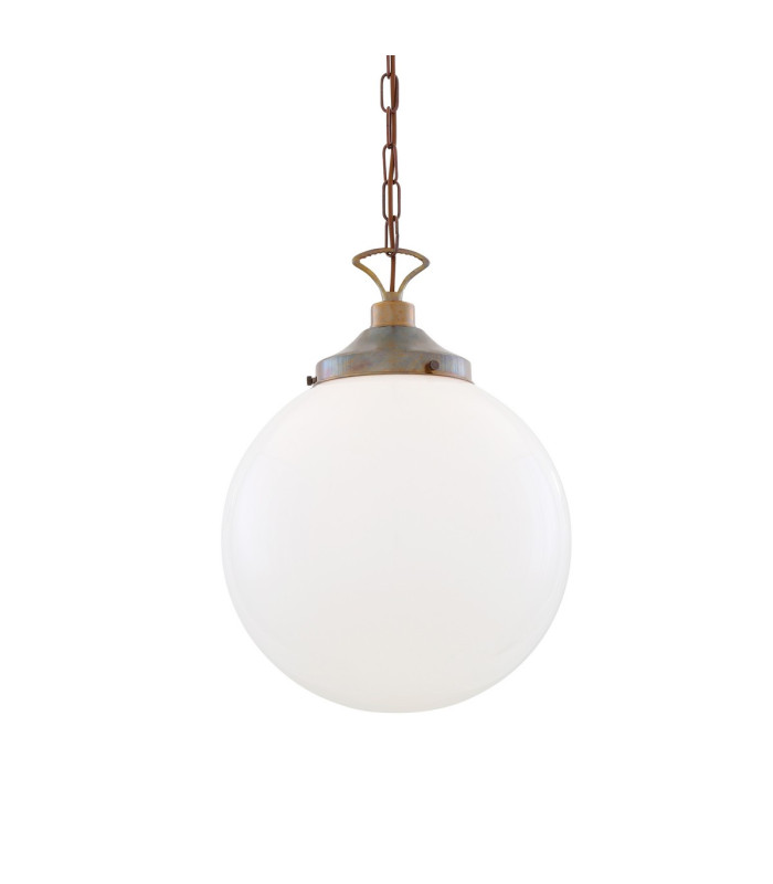 Yerevan 35cm Globe Pendant Antique Brass-2